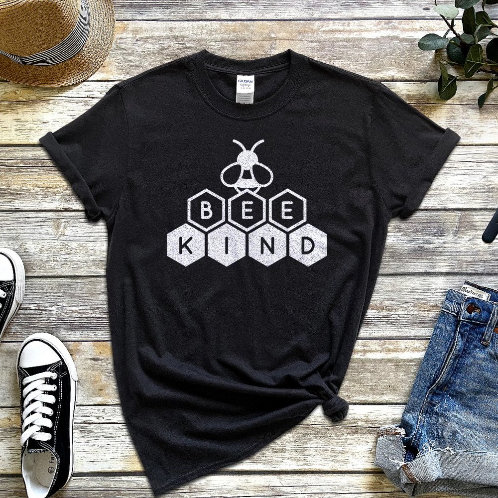 BEE KIND Tee Shirt UNISEX T-Shirt Black